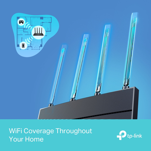 Routeur sans fil TP-Link Archer AX12 - Wi-Fi 6 - IEEE 802.11 a/b/g/n/ac/ax - Ethernet - Bi bande - 2,40 GHz Bande ISM - 5 