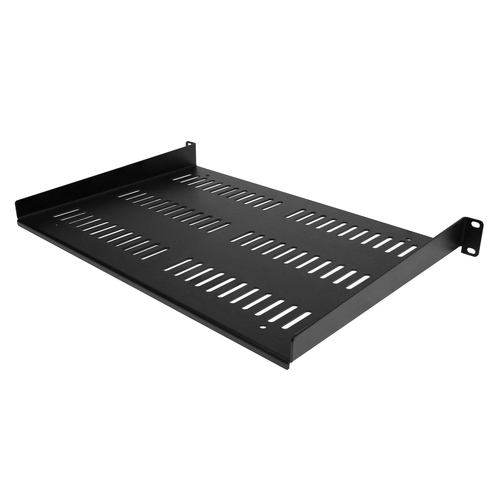 StarTech.com Étagère Rack 19 pouces 1U - Plateau Rackable Universel Ventilé - Étagère Cantilever Baie de Brassage 19" - Ma