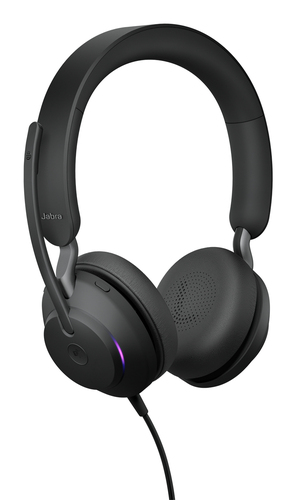 Jabra Evolve2 40 SE Wired On-ear Stereo Headset - Microsoft Teams Certification - Binaural - USB Type A, USB Type C
