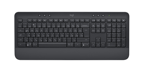 Logitech Signature MK650 Keyboard & Mouse - Hungarian - USB Plunger Wireless Bluetooth/RF Keyboard - 118 Key - Keyboard/Ke
