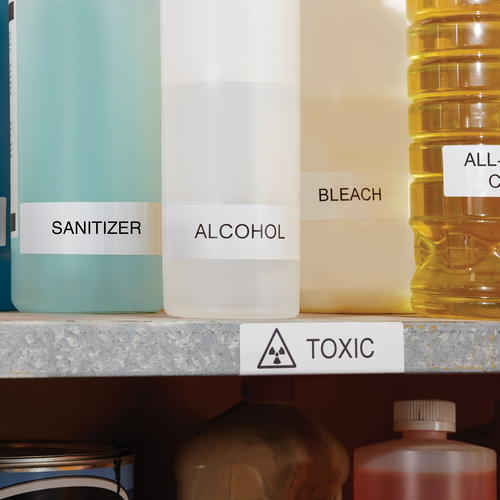 Mehrzwecketikett Dymo - Rechteck - Thermodirekt - Weiß - Polypropylen, Plastik - 350 / Rolle - 2 Rolle