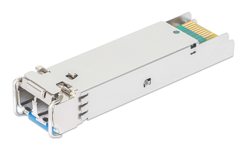 Intellinet Gigabit Fiber SFP Optical Transceiver Module 1000Base-LX (LC) Single-Mode Port, 10 km (6.2 mi.), HPE-compatible