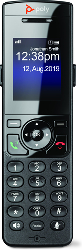 Fixation murale Poly pour Combiné, Téléphone IP - 5 Pièce