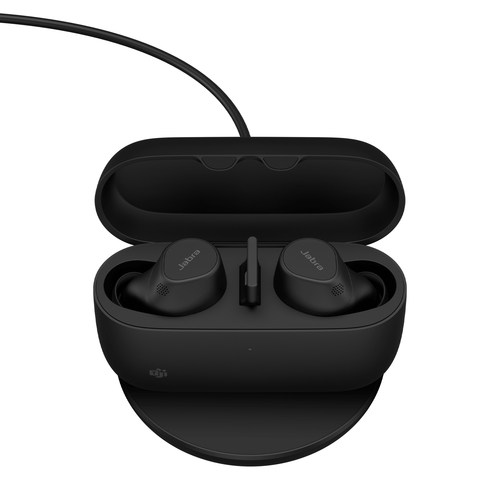 Casque (Oreillette) Jabra Evolve2 - True Wireless - Design Intra-auriculaire - Stéréo, Mono Canal - Couleur Noir - Binaura