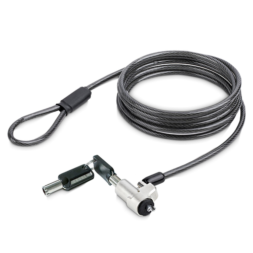 StarTech.com NBLWK-LAPTOP-LOCK. Produktfarbe: Schwarz, Silber, Best uses: Laptop, Schloss Art: 2 Schlüssel. Kabellänge: 2 