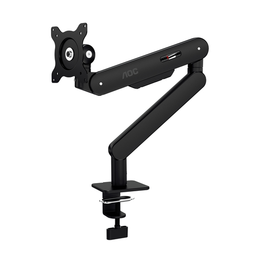 AOC Montagearm für Monitor - Schwarz - Querformat/Hochformat - Höhenverstellbar - Bildschirmgr�ße: 17 Zoll (43,18 cm) bis 