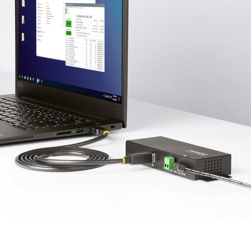 StarTech.com 7-Port Managed USB Hub, Heavy Duty Metal Industrial Housing, ESD & Surge Protection, Wall/Desk/Din-Rail Mount