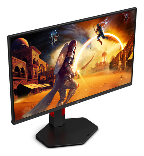 AOC 25G4KUR 25" Aula Full HD Monitor LED para jogos - 16:9 - Preto, Vermelho - 62,2 cm (24,5") Viewable - Fast IPS - WLED 