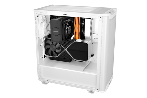 be quiet! Pure Base 501 Pure Base 501 Airflow Window White Computergehäuse - ATX, Micro ATX, Mini ATX Motherboard Supporte