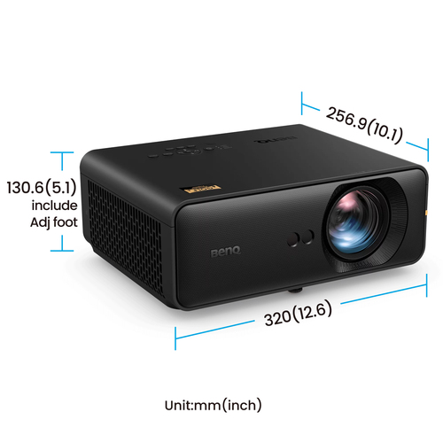 BenQ AH500ST 3D Short Throw DLP Projector - 16:9 - Ceiling Mountable, Wall Mountable - High Dynamic Range (HDR) - Front, C