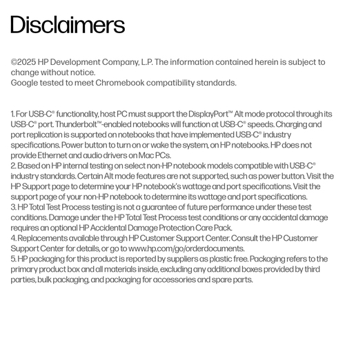 HP USB-C 100W G6 DOCK 