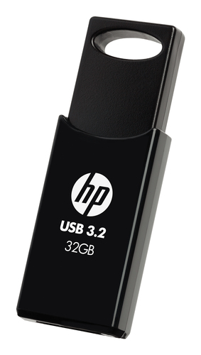 HP 712w 32 GB USB 3.2 (Gen 1) Type A Flash Drive - Black - 120 MB/s Read Speed