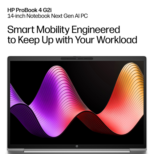 HP ProBook 4 G2i 35.6 cm (14") Copilot+ PC Notebook - WUXGA - Intel Core Ultra 5 Series 3 322 - 16 GB - 512 GB SSD - Pike 