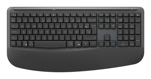 Clavier et souris Logitech Signature Comfort Plus MK880 - Français - USB Type C Piston plongeur Sans fil Bluetooth/RF 2,40