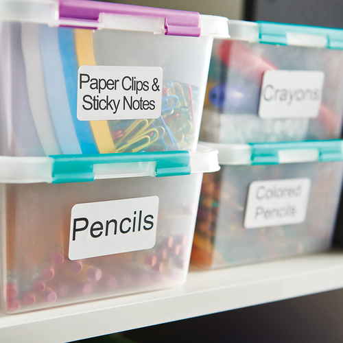 Mehrzwecketikett Dymo 11354 - 32 mm Breite x 57 mm Länge - Rechteck - Thermodirekt, Thermotransfer - Weiß - 1000 / Rolle -