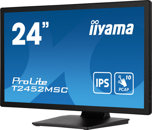 iiyama ProLite T2452MSC-B1 23.8" Full HD LCD Digital Signage Display - In-plane Switching (IPS) Technology - Touchscreen -