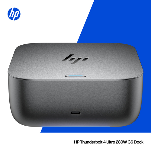 HP Thunderbolt 4 Ultra 280 W G6 Dockingstation. Konnektivitätstechnologie: Kabelgebunden, Hostschnittstelle: Thunderbolt 4