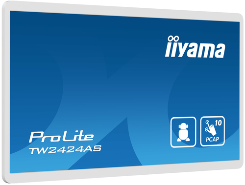 iiyama ProLite TW2424AS-W1 24 Zoll Klasse LED-Touchscreen-Monitor - 16:9 Format - 14 ms Reaktionszeit - 60,5 cm (23,8 Zoll