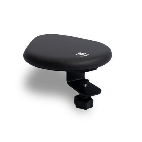 R-Go Tools Armrest R-Go split, ergonomic armrest in two parts, adjustable, symmetrical, with softfoam, black. Product colo