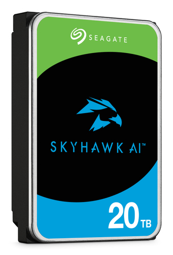 Seagate SkyHawk AI Festplatte - 3,5" Intern - 20 TB - SATA (SATA/600) - Conventional Magnetic Recording (CMR) Method - Net