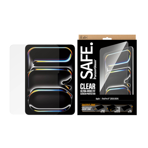 Safe Displayschutz für Apple iPad Pro 11 (2024) - für 27,9 cm (11 Zoll) Widescreen OLED iPad Pro 11 (2024)