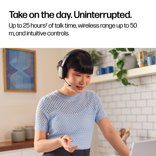Poly Focus 625 Fold Wired/Wireless Over-the-head Stereo Headset - Microsoft Teams Certification - Binaural - Supra-aural -