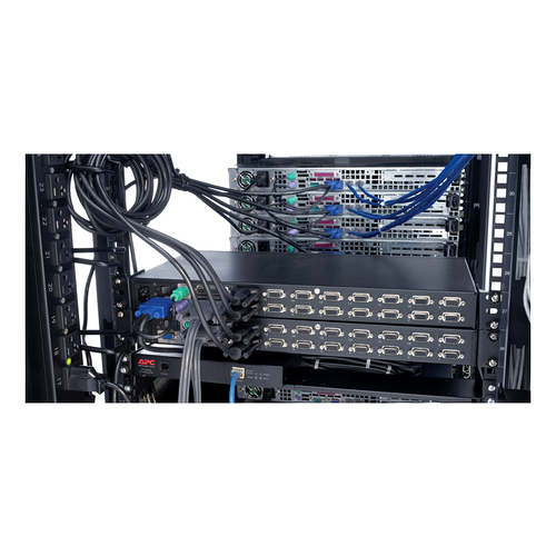 APC KVM Daisy-Chain Cable - 6 ft (1.8 m). Cable length: 1.8 m, Product colour: Black, Compatible products: KVM. Compliance