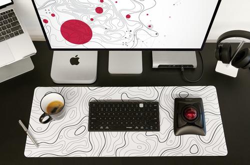 Kensington Expert Mouse Trackball - Bluetooth/Radio Frequency - USB - Optical - Black - Wireless - Trackball