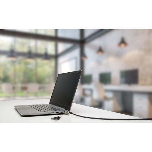 Kensington NanoSaver Keyed Laptop Lock. Product colour: Black, Stainless steel, Best uses: Laptop, Lock type: Key. Cable l
