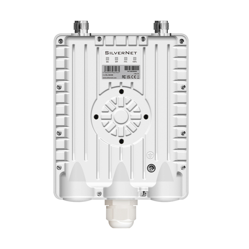 SilverNet SIL-BASE. Maximum data transfer rate: 2500 Mbit/s, Maximum transfer distance: 5000 m. Antenna design: External, 