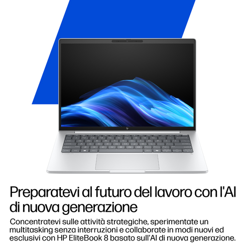 Computer portatile - HP EliteBook 8 G1i 35,6 cm (14") Copilot+ PC - WUXGA - Intel Core Ultra 7 258V - 32 GB - 1 TB SSD - A