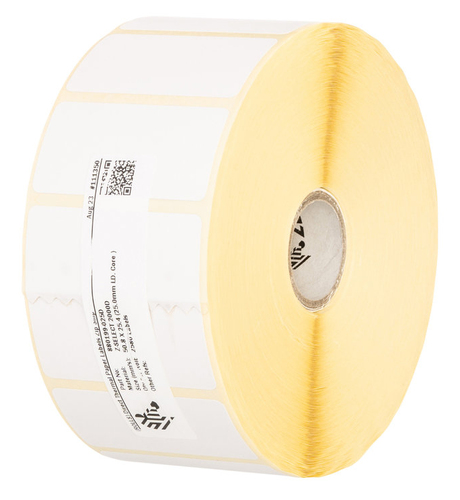 Mehrzwecketikett Zebra Z-Select 2000D - 76,20 mm Breite x 76,20 mm Länge - Permanent Kleber - Quadratisch - Thermodirekt -