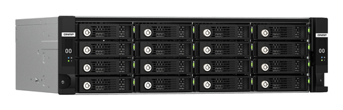 QNAP TL-R1620SDC Laufwerksgehäuse 12Gb/s SAS, SATA/600 - Mini-SAS HD Host Interface - 3U Rackmount - Hot-Swapping-fähige E