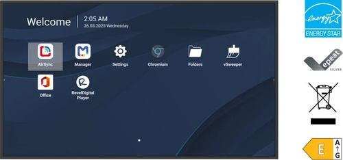 ViewSonic ViewBoard CDE4314-2C 43"" LCD Digital Signage Display - 24 Hours/7 Days Operation - Energy Star - Thin Film Tran