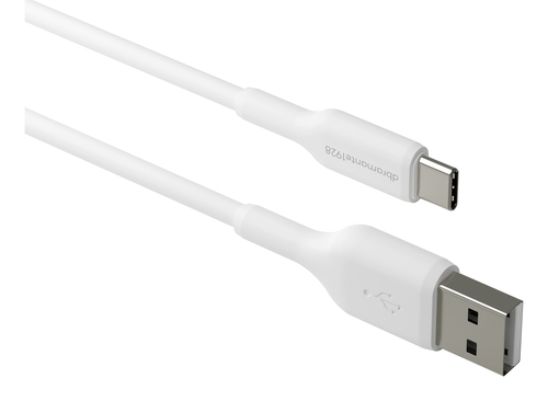 dbramante1928 ApS Re-charge 1 m USB/USB-C Data Transfer Cable - Cable for Wall Charger - First End: 1 x USB Type A - Male 