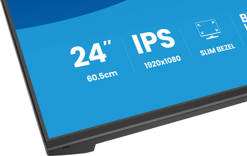 iiyama ProLite X2491H-B1 24 Zoll Klasse Full HD LED-Monitor - 16:9 Format - Mattschwarz - 60,5 cm (23,8 Zoll) Viewable - I