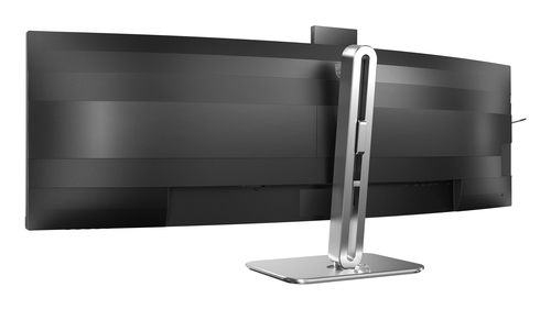 Philips 49B2U5900CH 49 Zoll Klasse Webcam Dual Quad HD (DQHD) Gekrümmter Bildschirm LED-Monitor - 32:9 Format - Schwarz - 