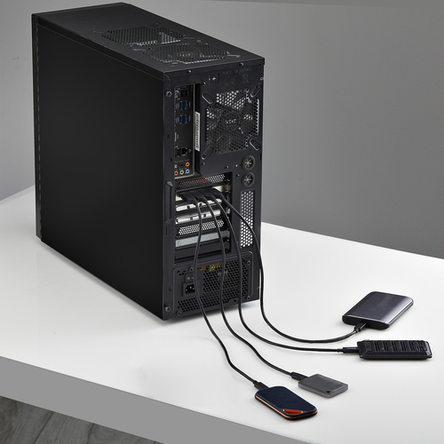 StarTech 4-Port USB-A PCIe Card, USB 3.2 10Gbps, USB PCI Express Expansion Card, 4x Independent USB Controllers, TAA-Compl