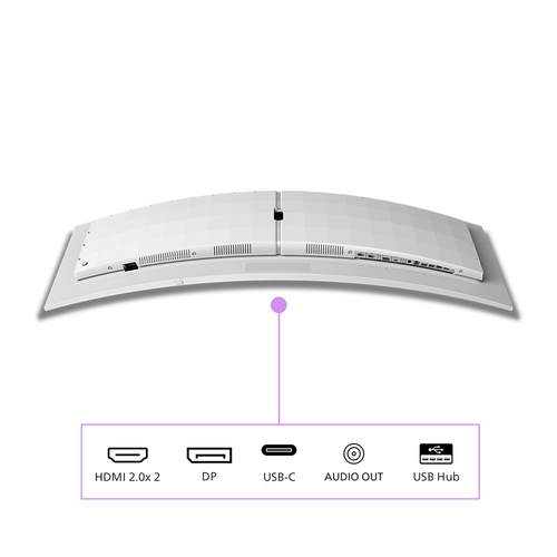 Monitor LCD Philips 49M2C8900L 1244,6 mm (49") Class Dual Quad HD (DQHD) - 32:9 - 124 cm (48,8") Viewable - 5120 x 1440 - 