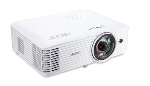 Acer S1387n 3D Objektiv mit kurzer Brennweite (Short Throw) Deckenmontage DLP-Projektor - 16:10 - Weiß - 1280 x 800 Piel -
