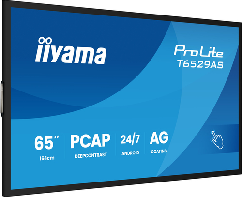 iiyama ProLite T6529AS-B1AG 1638,30 mm 4K UHD LCD Collaboration Display - ARM Cortex A73 - 4 GB - Touchscreen - 16:9 Seite