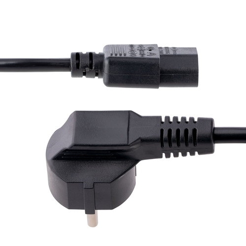 Cordon d'Alimentation PC de 3m - Câble Alimentation, 18AWG, 10A 250V - Cordon d'Alimentation Ordinateur Schuko UE à C13 - 
