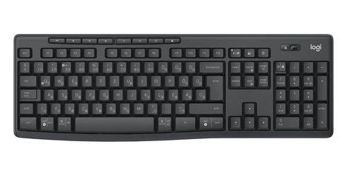 Logitech MK370 Keyboard & Mouse - QWERTZ - Hungarian - USB Type A Plunger/Membrane Wireless Bluetooth Keyboard - 112 Key -