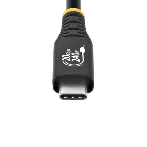 StarTech.com 2 m USB4 A/V/Power/Data Transfer Cable - 1 - Cable for Notebook, USB Device, Docking Station, Wall Charger, M