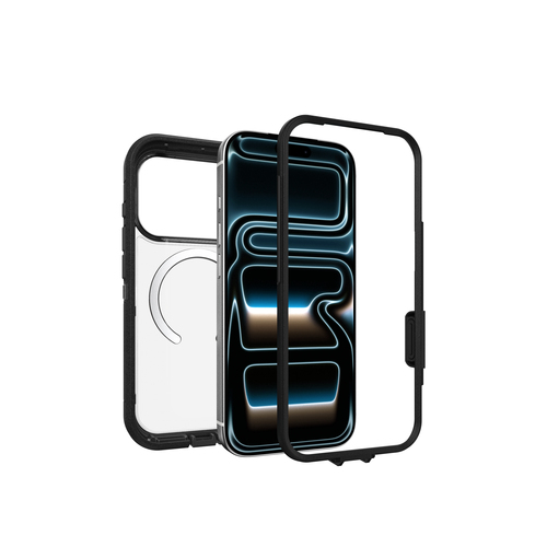 OtterBox Defender Pro XT Clear. Tipo de mala: Capa, Compatibilidade da marca: Apple, Compatibilidade: iPhone 17 Pro, Taman