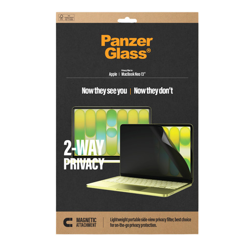 PanzerGlass Film Privacy Screen Protector for Apple - For 33 cm (13") LED MacBook Neo