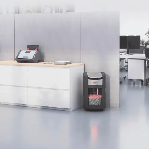 Rexel ShredMax AutoFeed+ 200X Cross Cut Paper Shredder. Shredding type: Cross shredding, Working width: 22.5 cm, Shredding