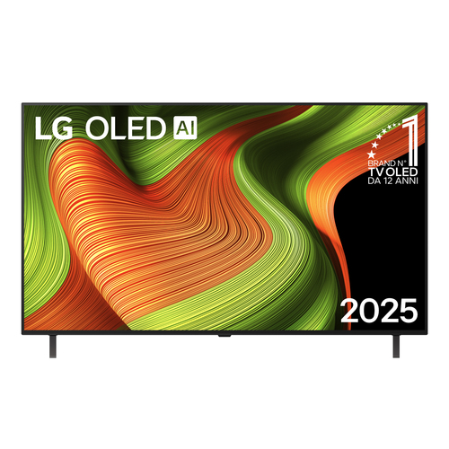 LG OLED AI OLED55B56LA TV Serie B5 55'' 4K, α8 Gen2, Dolby Vision, 20W, 4 HDMI con VRR 120Hz, G-Sync, Smart TV WebOS 25. D