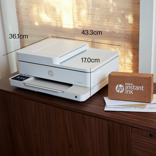 HP Envy 6532e Kabellos - Tintenstrahl-Multifunktionsdrucker - Farbe - Kopierer/Drucker/Scanner - 7 Seiten/Min. Mono/10 ppm