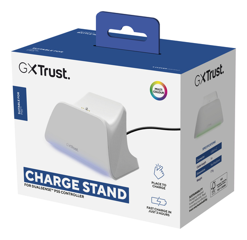 Trust Dock Cradle für Spielkonsole, Spielecontroller - Ladefunktion - Weiß
